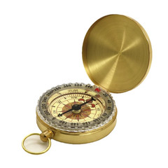 Glow in the Dark Compass with Flip Cover for Hiking Camping Navigation