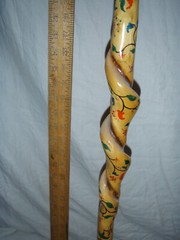 Walking stick / cane…very tall..new..hand painted..local pick up..Atlanta, Ga.