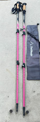 Set of Trail Buddy Trekking Poles 105-135CM Pink ..5D