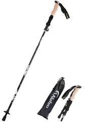 Lightweight Collapsible Trekking Pole – 7075 Aluminum Adjustable Walking Stic…