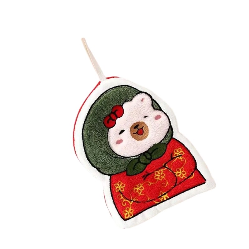 Adorable Capybaras Design Absorbent Hand Cloth for Home Or Office Use