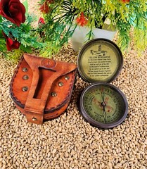 Vintage Antique (The Beatle Finder Yellow Submarine) Brass Personalized Compass