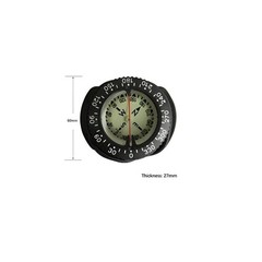 Bungee Compass Side Reading Outdoor 360-Degree Navigation-Degree Bezel