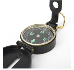 OZARK TRAIL LENSATIC COMPASS, GLOW IN THE DARK, 5093 BLACK
