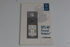 Garmin GPS 40 Black Outdoor Personal Handheld Navigator- UNTESTED – TURNS ON