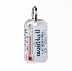 mont-bell Zippo Gauge Keychain White 1827646 Thermometer Compass Japan New