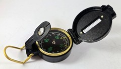 Engineer Directional Lensatic Compass – Black w/Magnifier lens