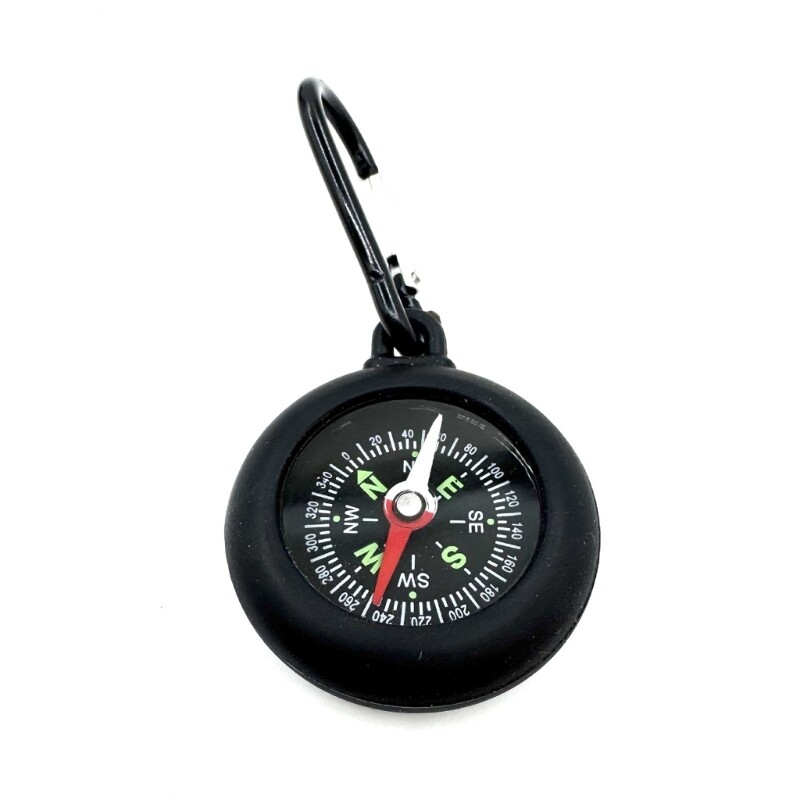 5Pcs Portable Keychain Compasses Camping Hiking Pocket Compasses Navigation Tool
