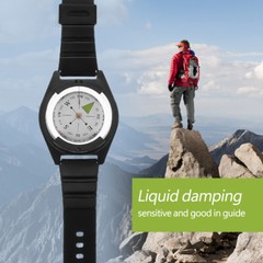 Wrist Compass Military Outdoor Climbing Camping Compass Survival Watch Band BT