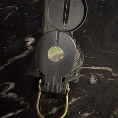 Military Style Compass, Camping Hiking Exploring, Pre-owned Works D