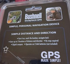 Bushnell Back@Track GPSNew in Box Simple Personal Navigation Device…AAA