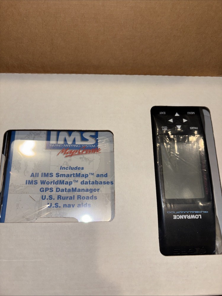 Lowrance Globalmap 100 Handheld GPS Vtg New In Box Global Map Quick Shipping