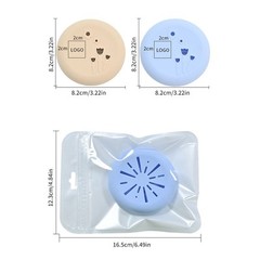 Practical and Portable Makeup Puff Case Silicone Puff Storage Box for Travel