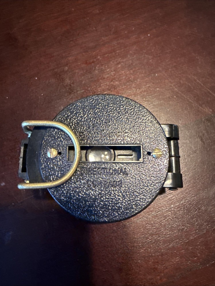 VTG 80s Engineer Directional Compass Black Unbranded Working