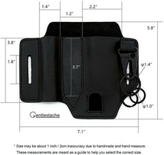 PU Leather man Sheath Multitool With Pen Holder Sheath EDC Pocket Organizer
