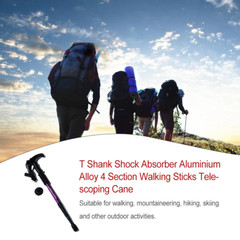 2X Trekking Poles Nordic Walking Sticks Adjustable Anti-shock Hiking Alpenstock