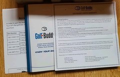 Golf Buddy Pro Tour GPS Rangefinder + Keeper Golf Ball Markers – Good Condition