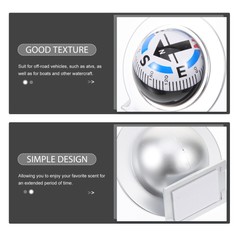 Vehicle Compass Car Dashboard Guide Ball Work Automotive For Boat