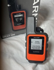 Garmin inReach Mini Satellite Communicator With GPS Hiking Outdoors – Orange