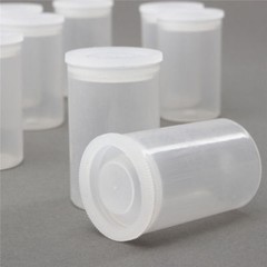 1-100Pcs Plastic Empty Black/White Clear Bottle Film Cans Canisters Containers