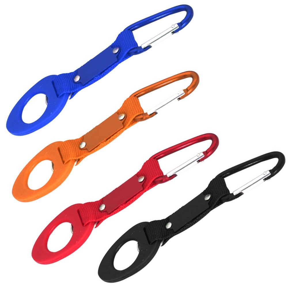 4Pcs Portable Water Bottle Hook Buckle Assorted Color for Backpack and Bike