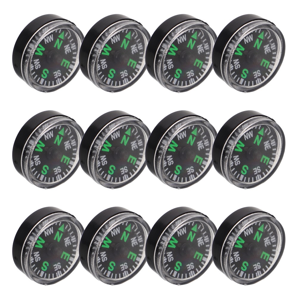 12pcs Compass For Outdoor Activities 20mm Accurate Direction Guide