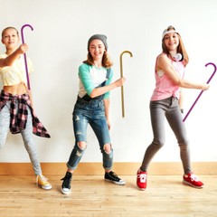 5 Pcs Costume Walking Sticks Canes Dance Performance Crutch Children