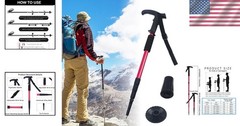 Ergonomic Trekking Pole with Adjustable Wrist Strap – Ideal for Mountaineering
