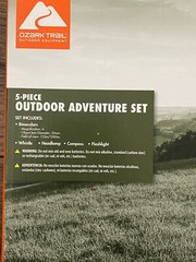 NEW Ozark Trail 5 Piece Outdoor Adventure Set Binoculars Compass Flashlight more