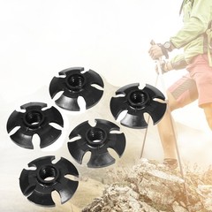 5PCS Hiking Pole Snow Mud Baskets Walking Stick Accessories