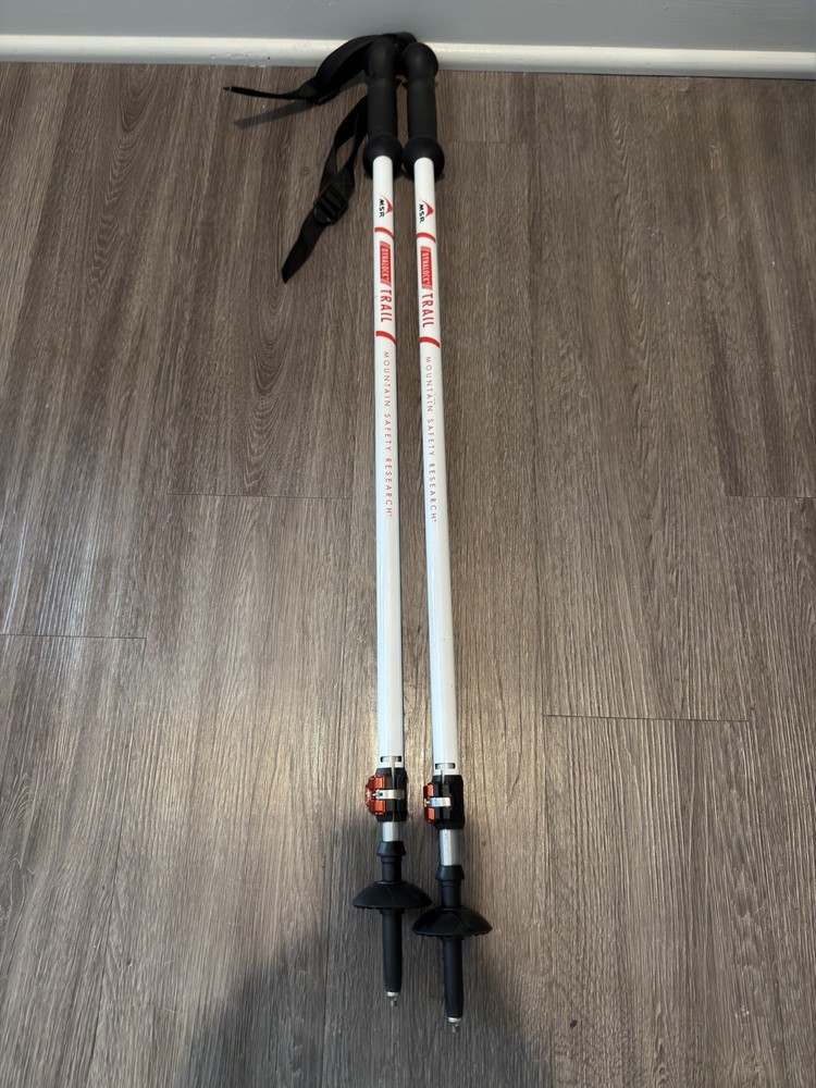 MSR Dynalock Trail Backcountry Trekking Poles 140cm-105cm Aluminum