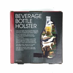Beverage Bottle Holster Holder Camouflage Camo Waist Belt Hiking Camping Gift