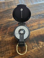 Engineer Lensatic Compass ~ ngineer LeLiquid Filled / Glow in the Dark Taiwan