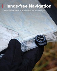 Heritage Craftsmanship: Portable Waterproof Compass for Hiking & Outdoor Sports