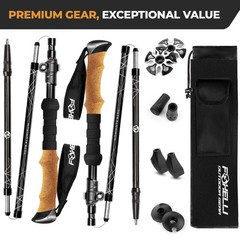 Lightweight Adjustable Trekking Poles – Compact Walking Sticks with Quick Locks,