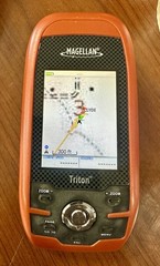 Magellan Triton 500 Handheld GPS W/ Manual & Cord – Color Screen ~ Hiking