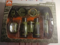 NEW Ozark Trail 5 Piece Outdoor Adventure Set Binoculars Compass Flashlight more