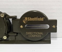 Sheffield Directional Compass US Military Lensatic Aluminum Body EDC Survival