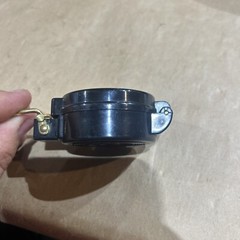 Vintage Engineer Lensatic Directional Compass Made in Taiwan Black