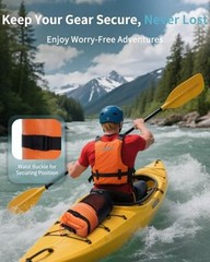 Waterproof Dry Bag for Women Men, 5L/10L/Roll Top Lightweight Dry 20L Orange