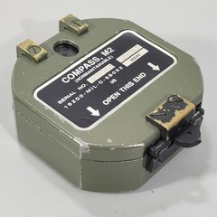 Brunton Military Compass M2 Nonmaintainable in Case Jan 1987 19200MILC58052 VTG