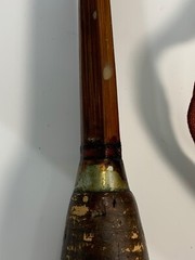 Vintage Heddons? Tonkin Cane? 2 pc. Bamboo Fly, Trout Fishing Rod w/ Pouch