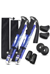 Covacure Trekking Poles Collapsible Hiking Poles – Aluminum Alloy 7075 Trekking