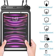 Universal iPad Waterproof Case Dry Bag Pouch for iPad Pro 12.9″ 12.9inch