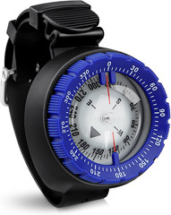 Professional Waterproof Dive Compass with TPU Band for Outdoor Activities