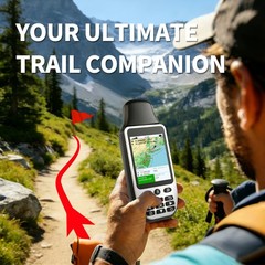 S190 Handheld GPS Navigator Button-Operated Handheld GPS for Hiking USA Topo Map