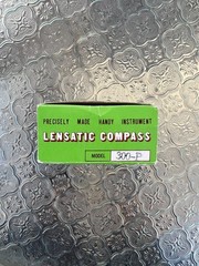 Vintage LENSATIC COMPASS Compass in Original Box Japan Model -300-p