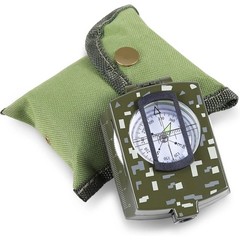 AOFAR Military Compass AF-4580 Lensatic Sighting for Camping Hiking Waterproof