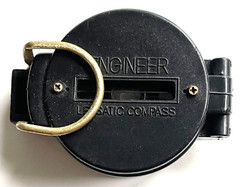 VINTAGE ENGINEER DIRECTIONAL LENSATIC POCKET COMPASS CAMPING ~ HUNTING ~ HIKING