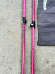 Set of Trail Buddy Trekking Poles 105-135CM Pink ..5D